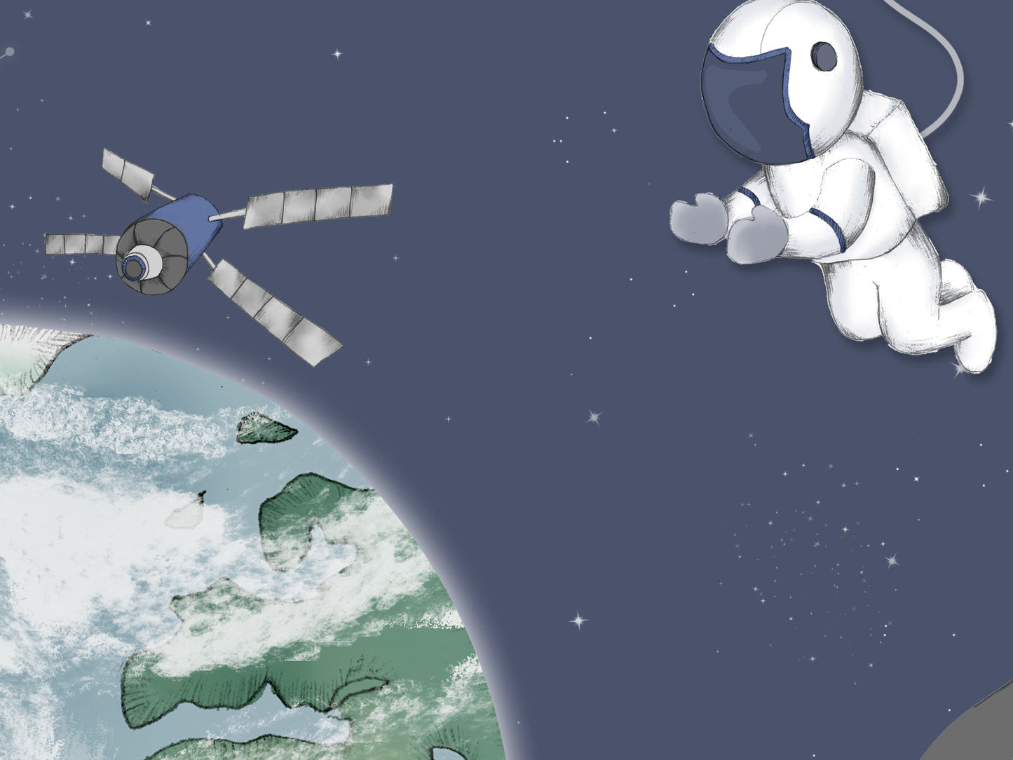 Outer Space - Navy