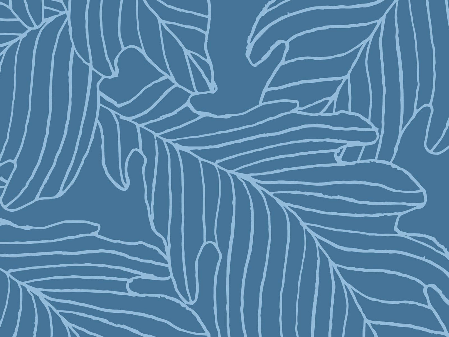 Oak Leaf - Blue