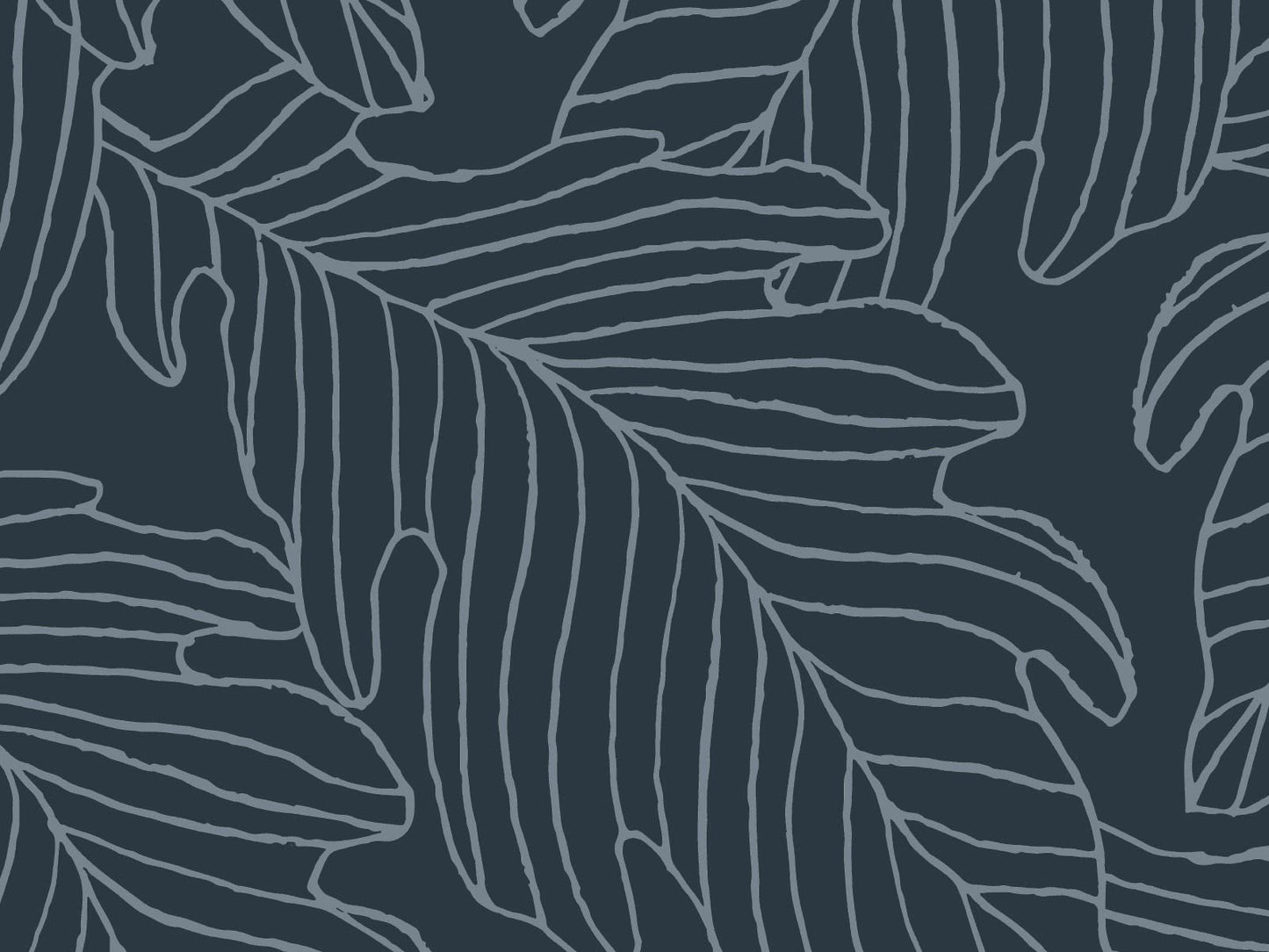 Oak Leaf - Navy