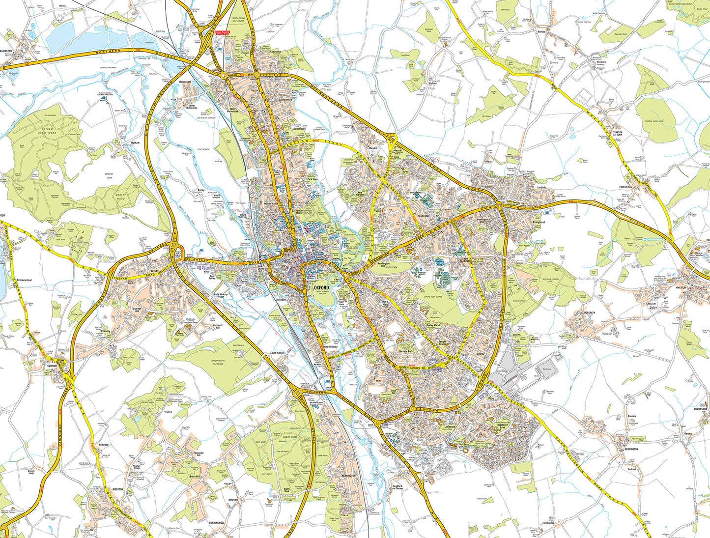 A-Z Oxford Map