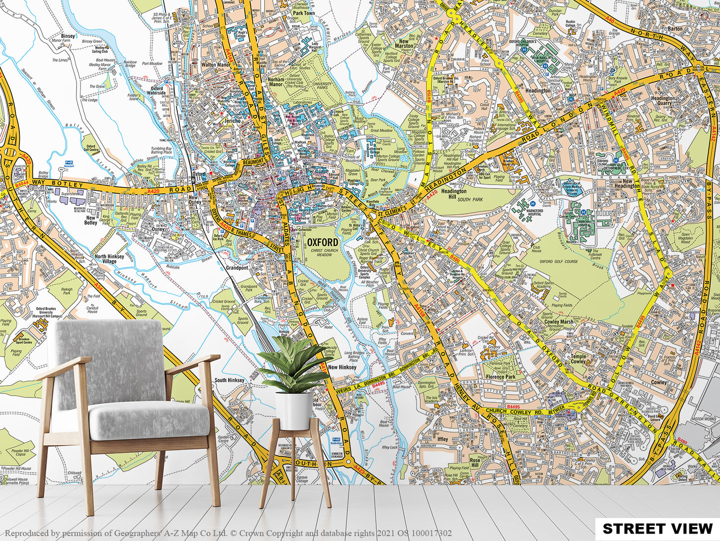 A-Z Oxford Map