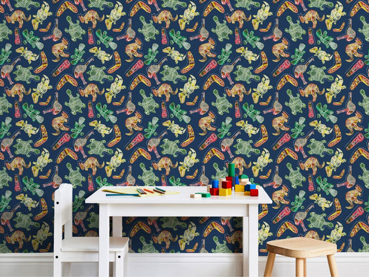 Platypus and Friends - Bright and Navy