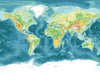 Physical World Map No 1