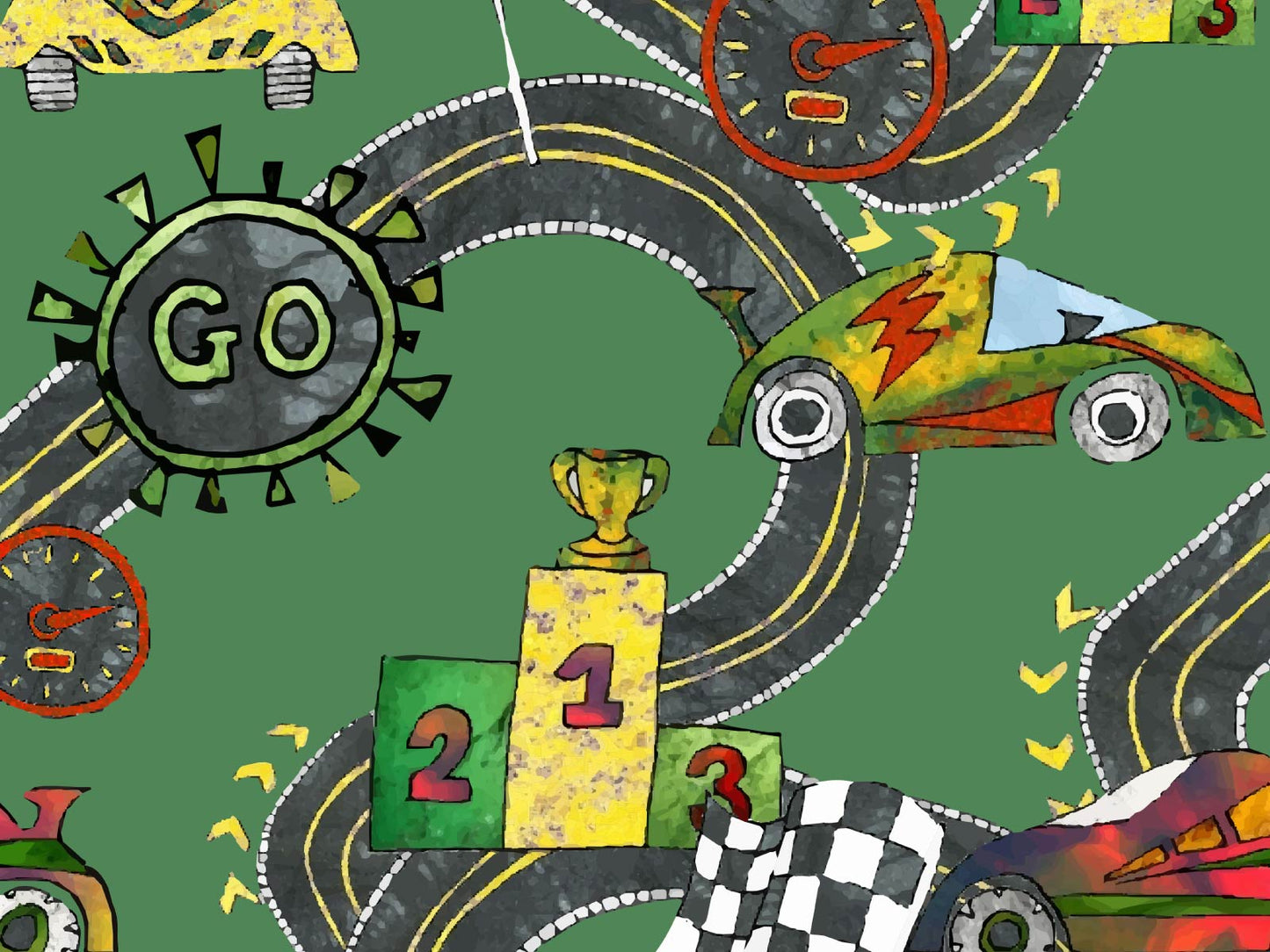 Race and Go - Green