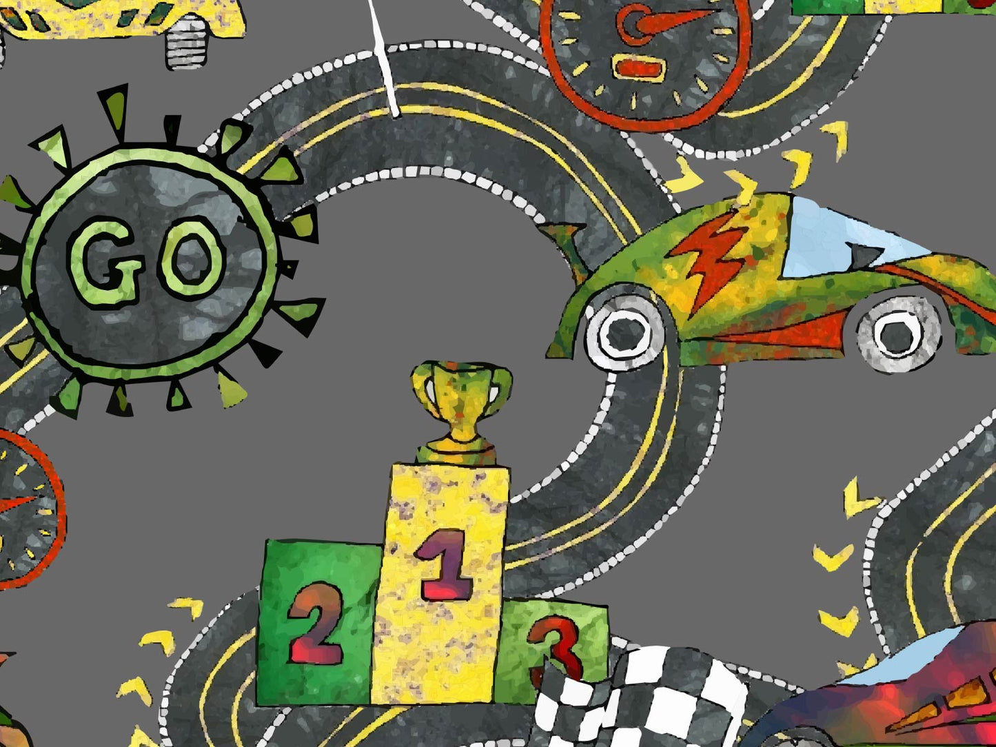 Race and Go - Grey