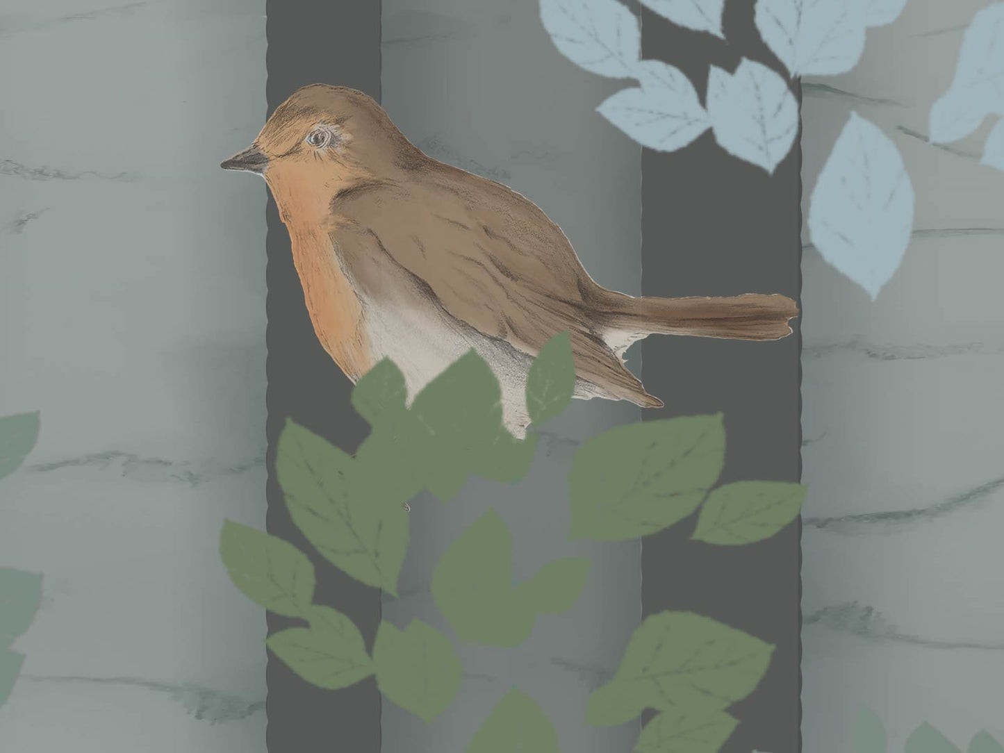 Silver Birch Animals - Grey