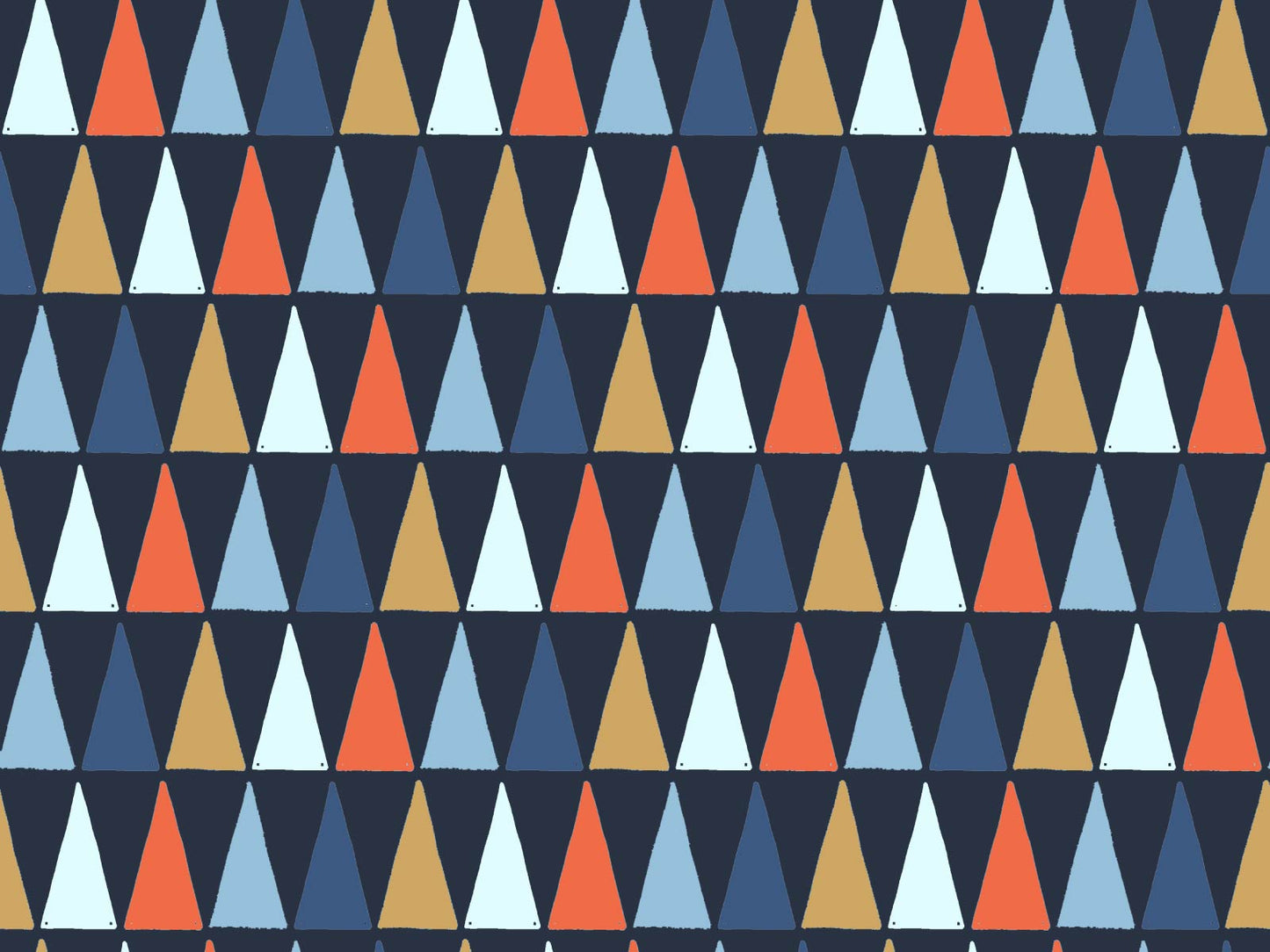 Geo Triangle - Navy