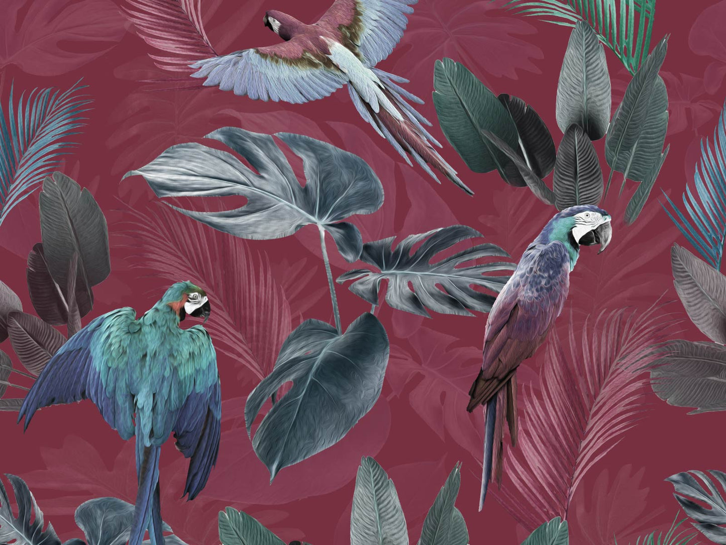 Parrot Paradise - Red