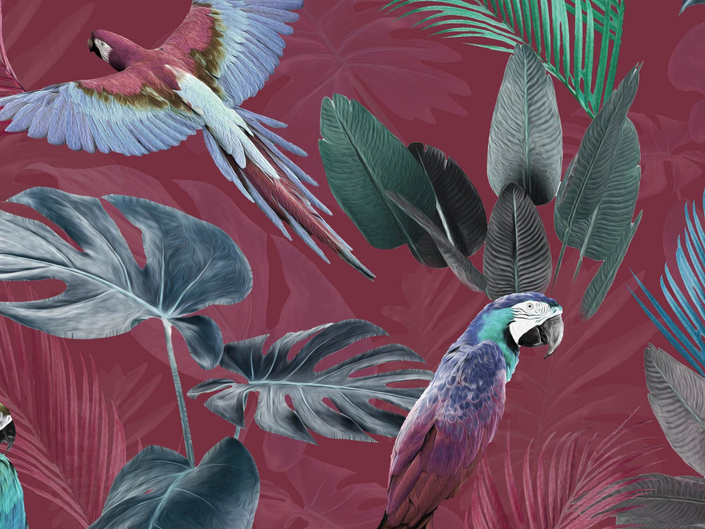 Parrot Paradise - Red