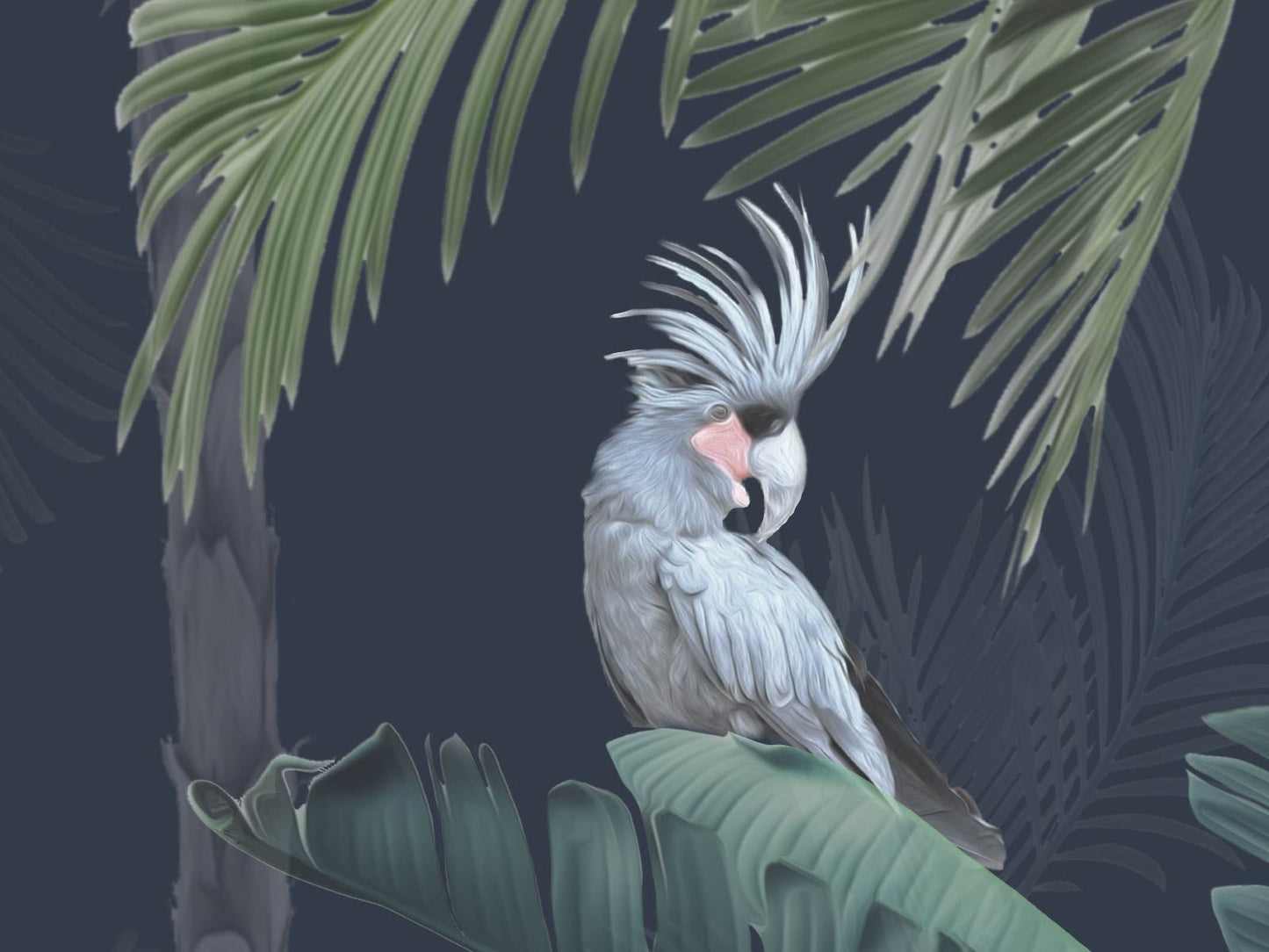 Tropical Bird - Blue