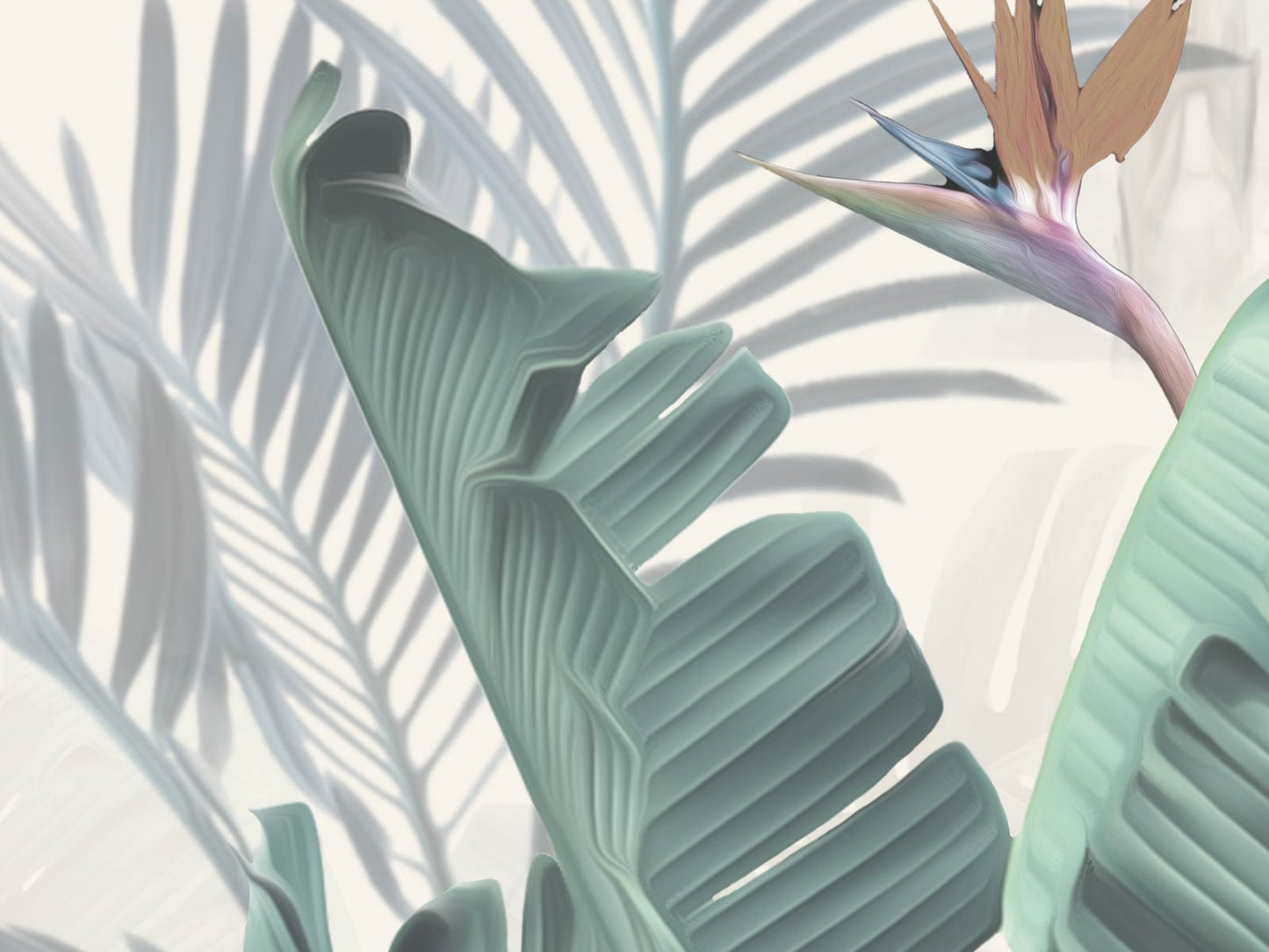Tropical Bird - Neutral