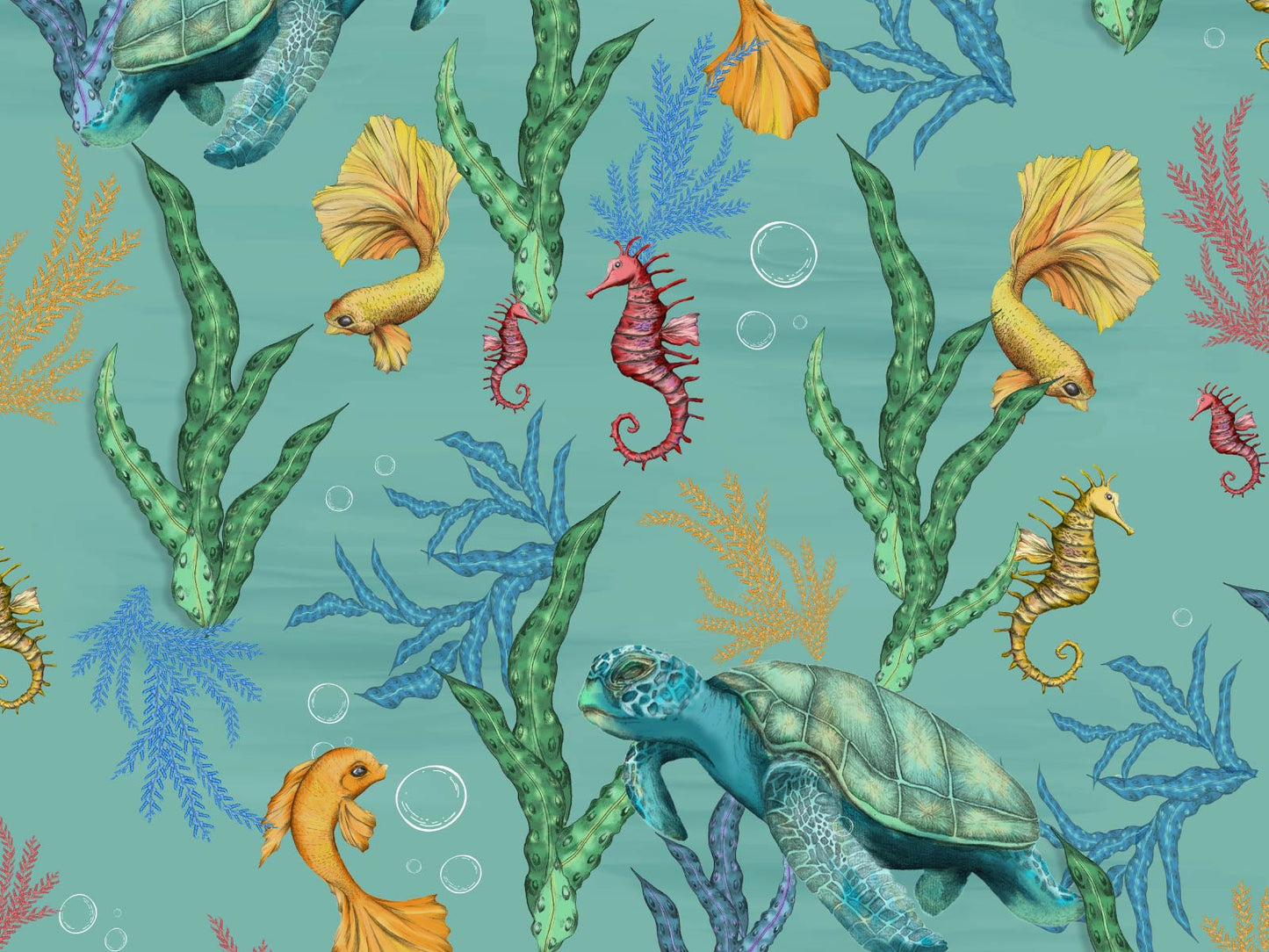 Under the sea - Teal