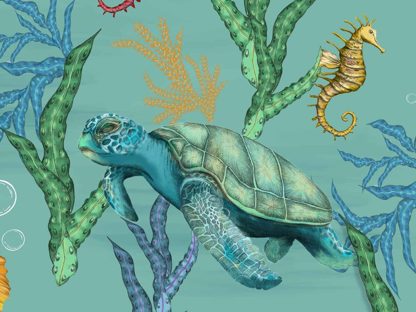 Under the sea - Teal