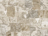 Vintage Map Collage - Sepia