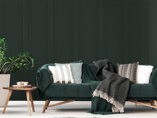 Framed Panels - Dark Green
