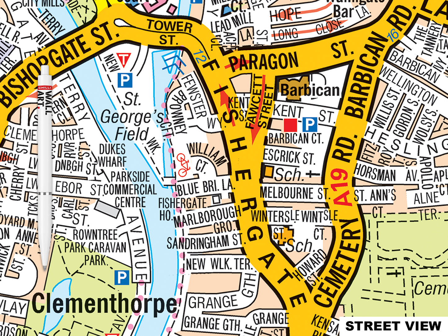 A-Z York Map