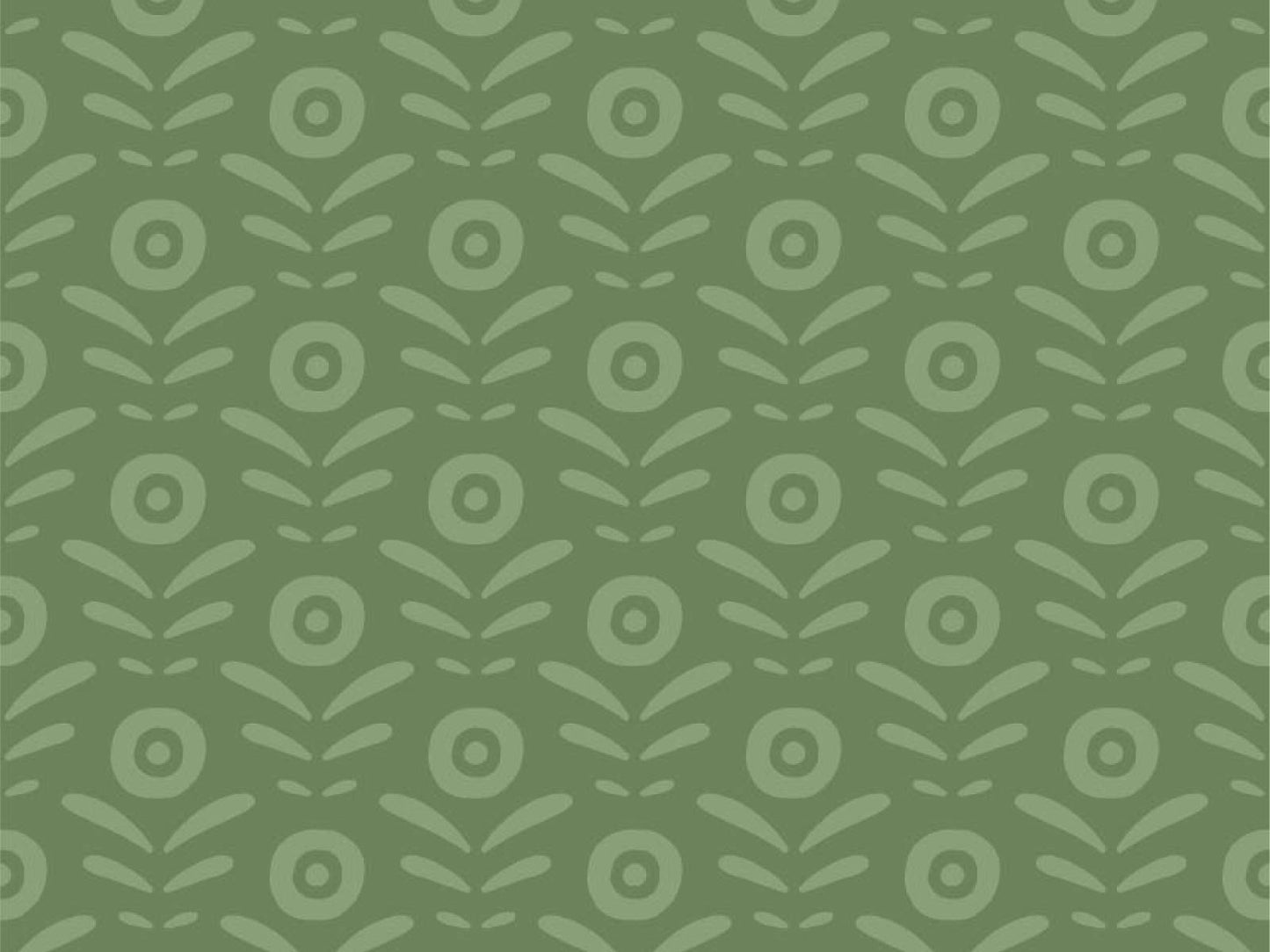 Abstract Flora - Green
