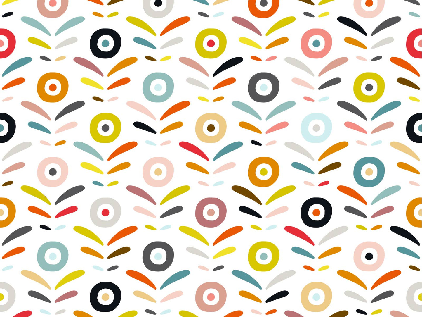 Abstract Flora - White and Bright