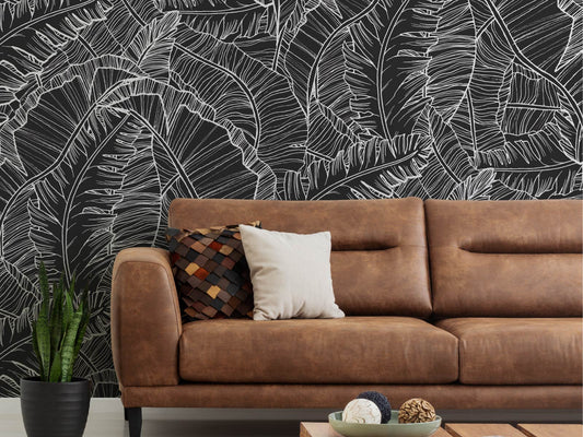 Banana Leaf - Black