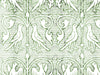 Vintage Ornate Bird - Green