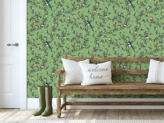 British Birds - Green