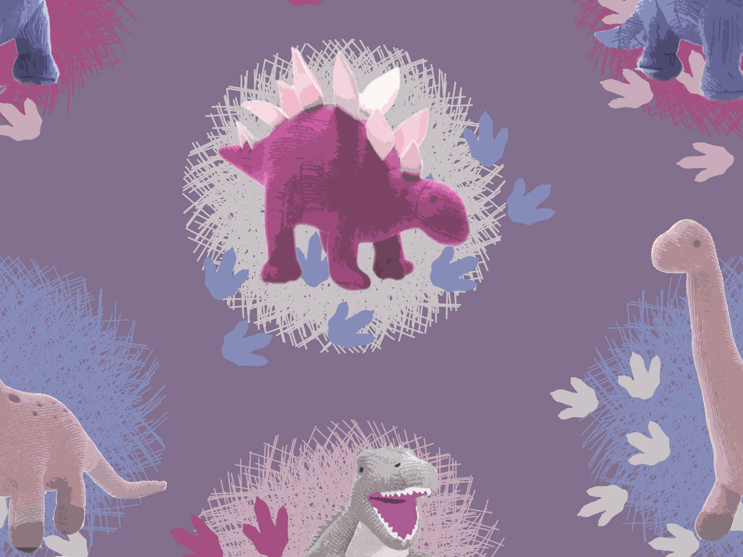 Dino Plushies - Purple