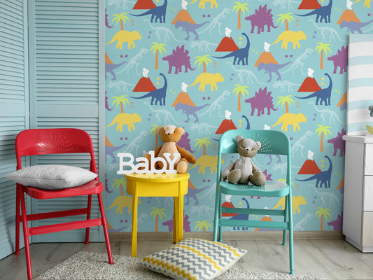 Dino Friends - Light Blue