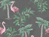 Fancy Flamingos - Grey