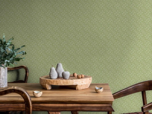 Geo Weave - Light Green
