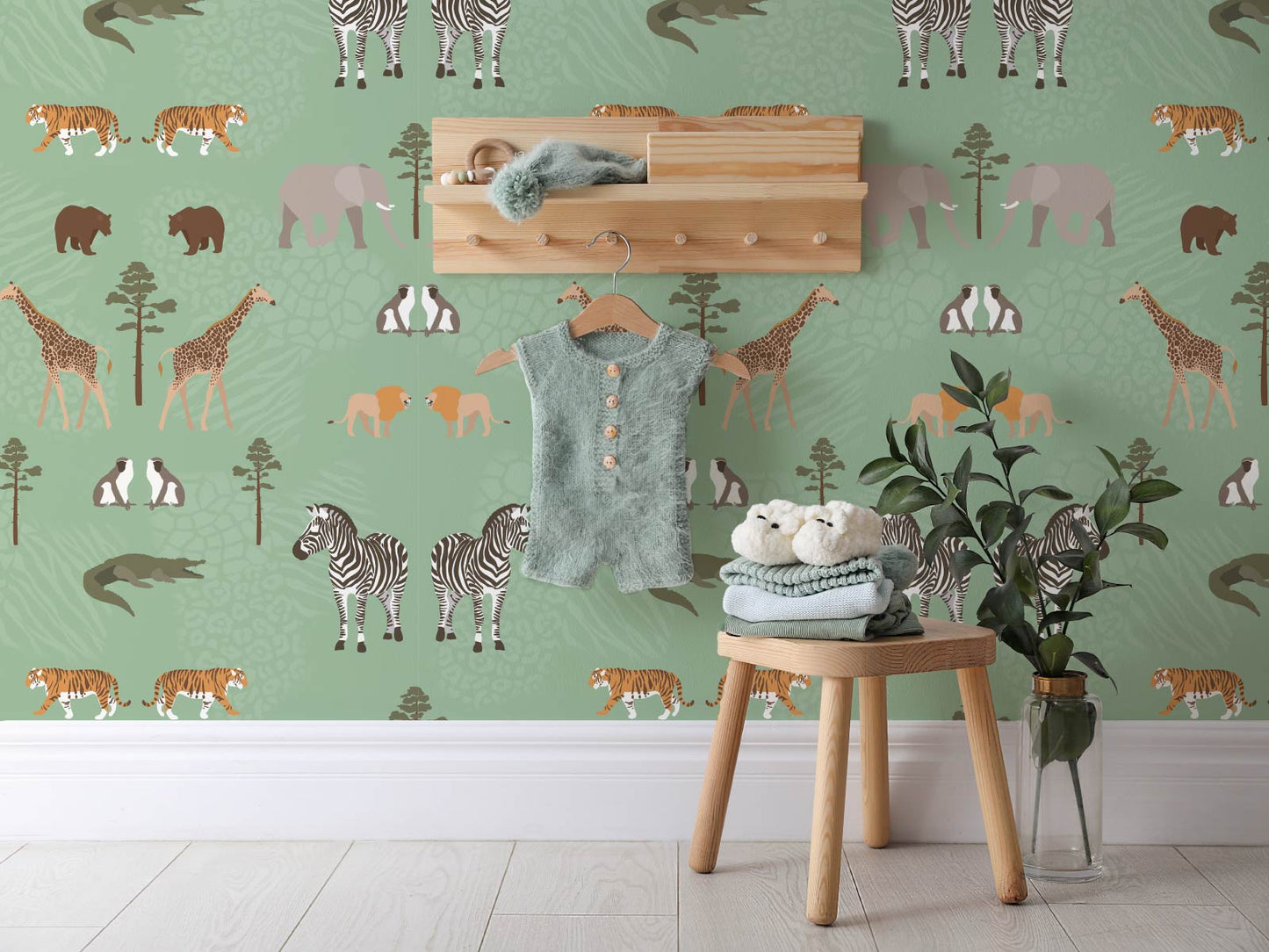 Jungle Animals - Green