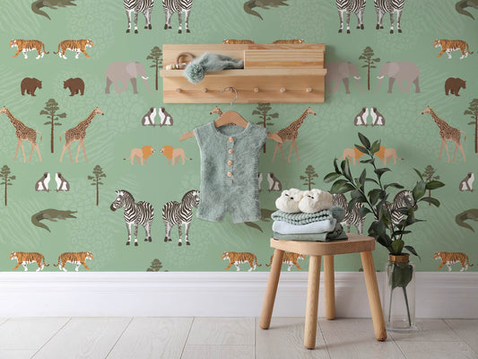 Jungle Animals - Green