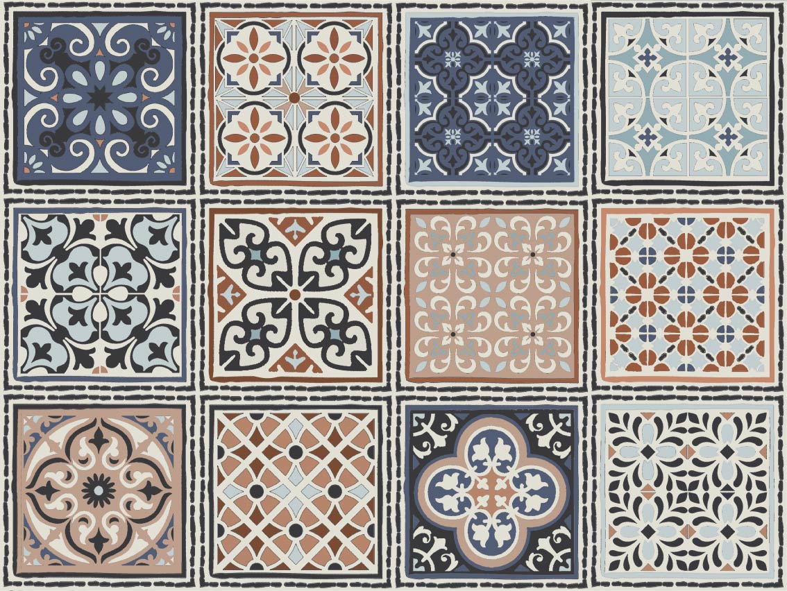Moroccan Tiles - Neutral