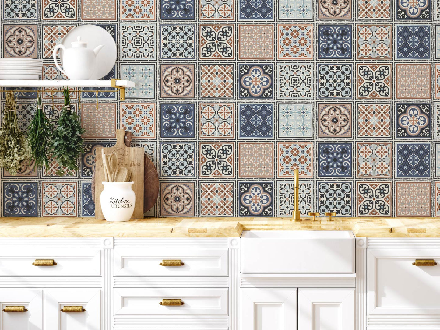 Moroccan Tiles - Neutral