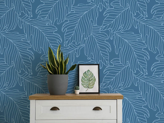 Oak Leaf - Blue