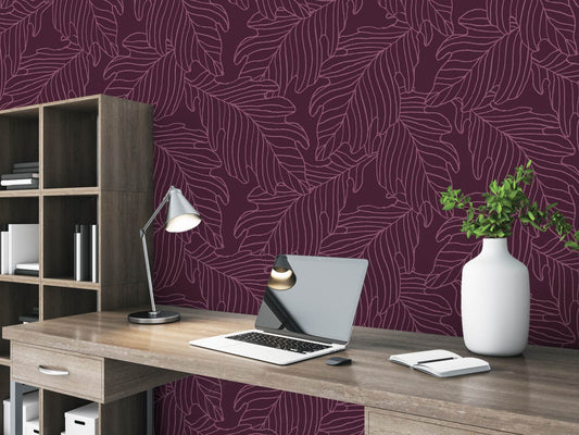 Oak Leaf - Plum