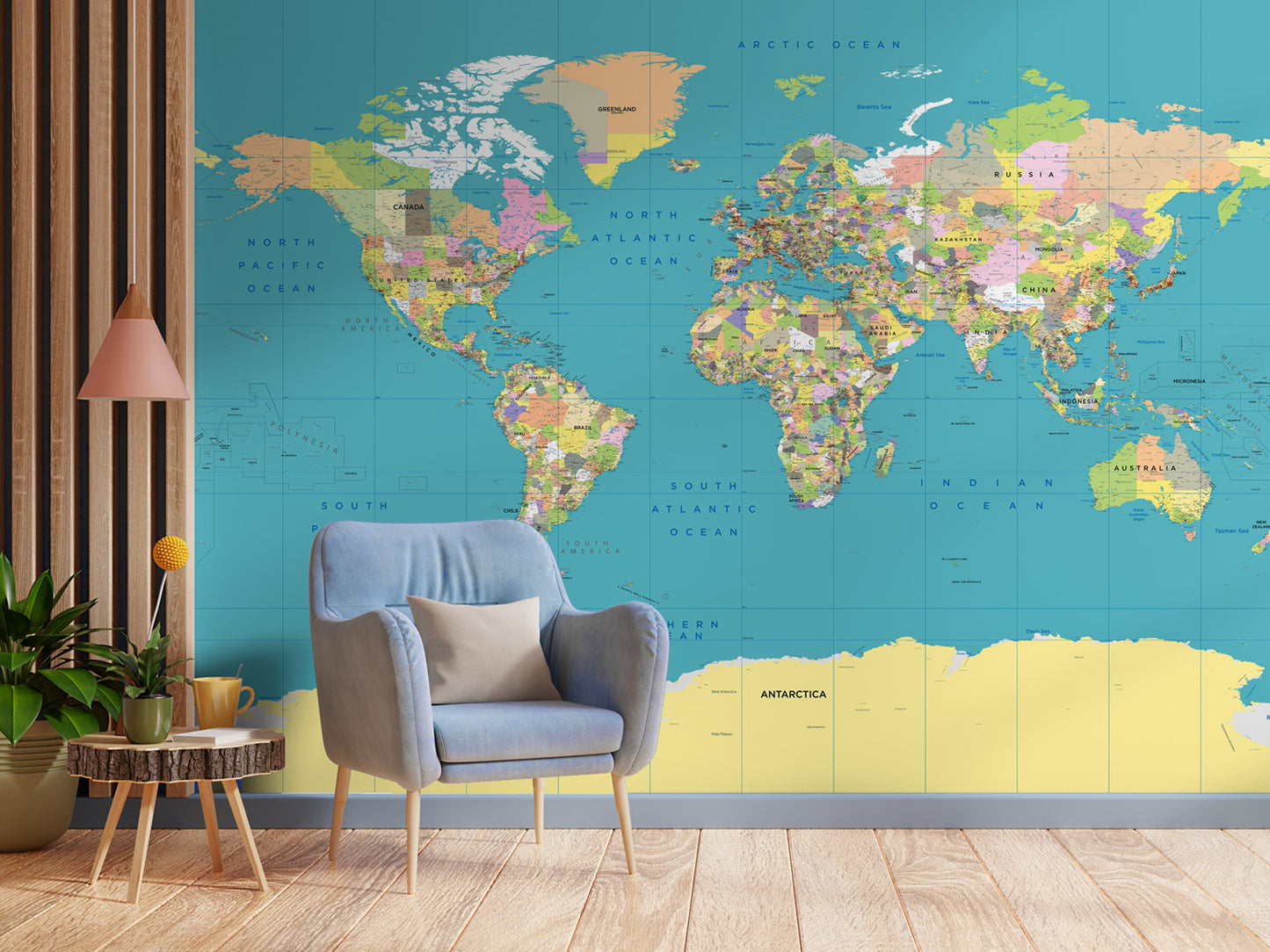 Political World Map No 1