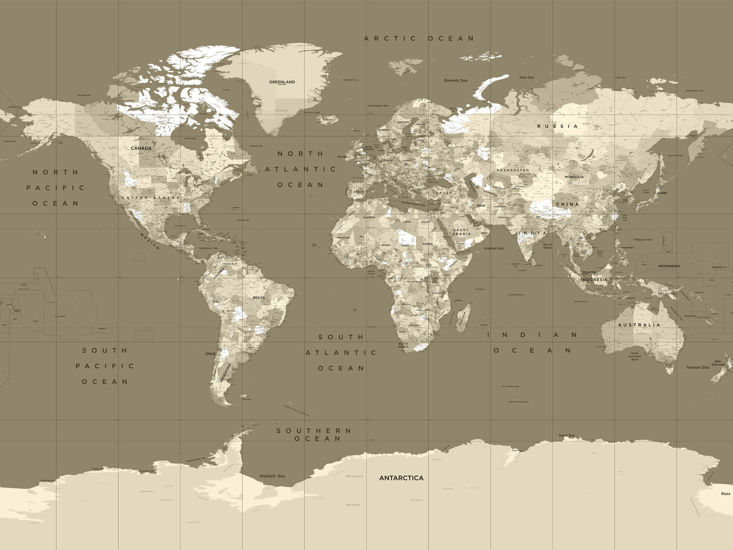 Political World Map No 3
