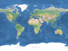 Physical World Map No 4