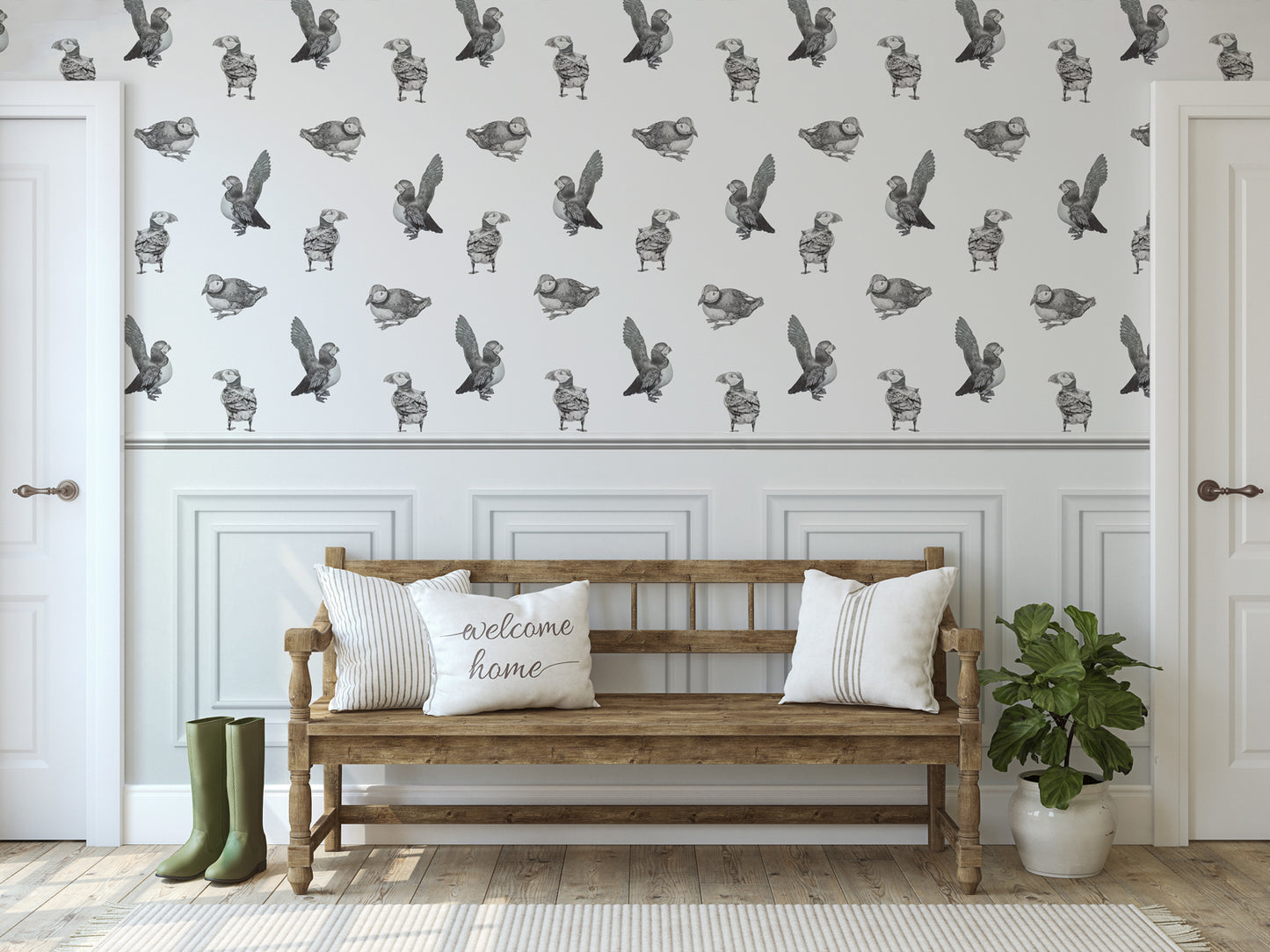 Puffin - White