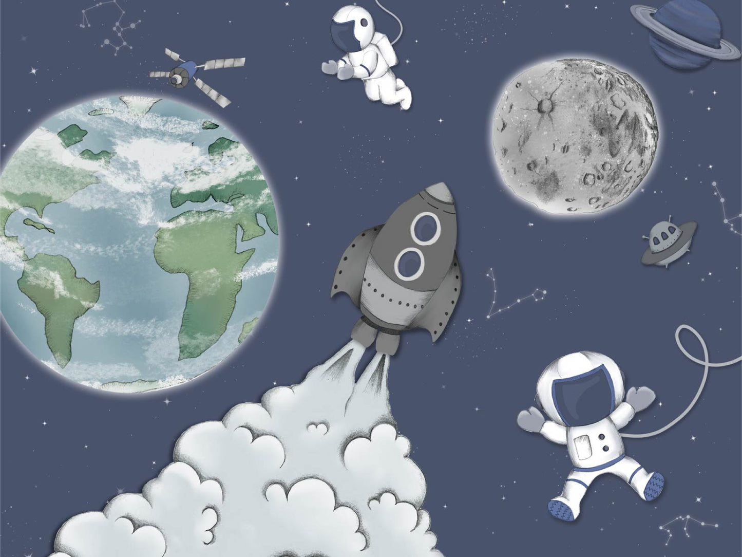 Outer Space - Navy