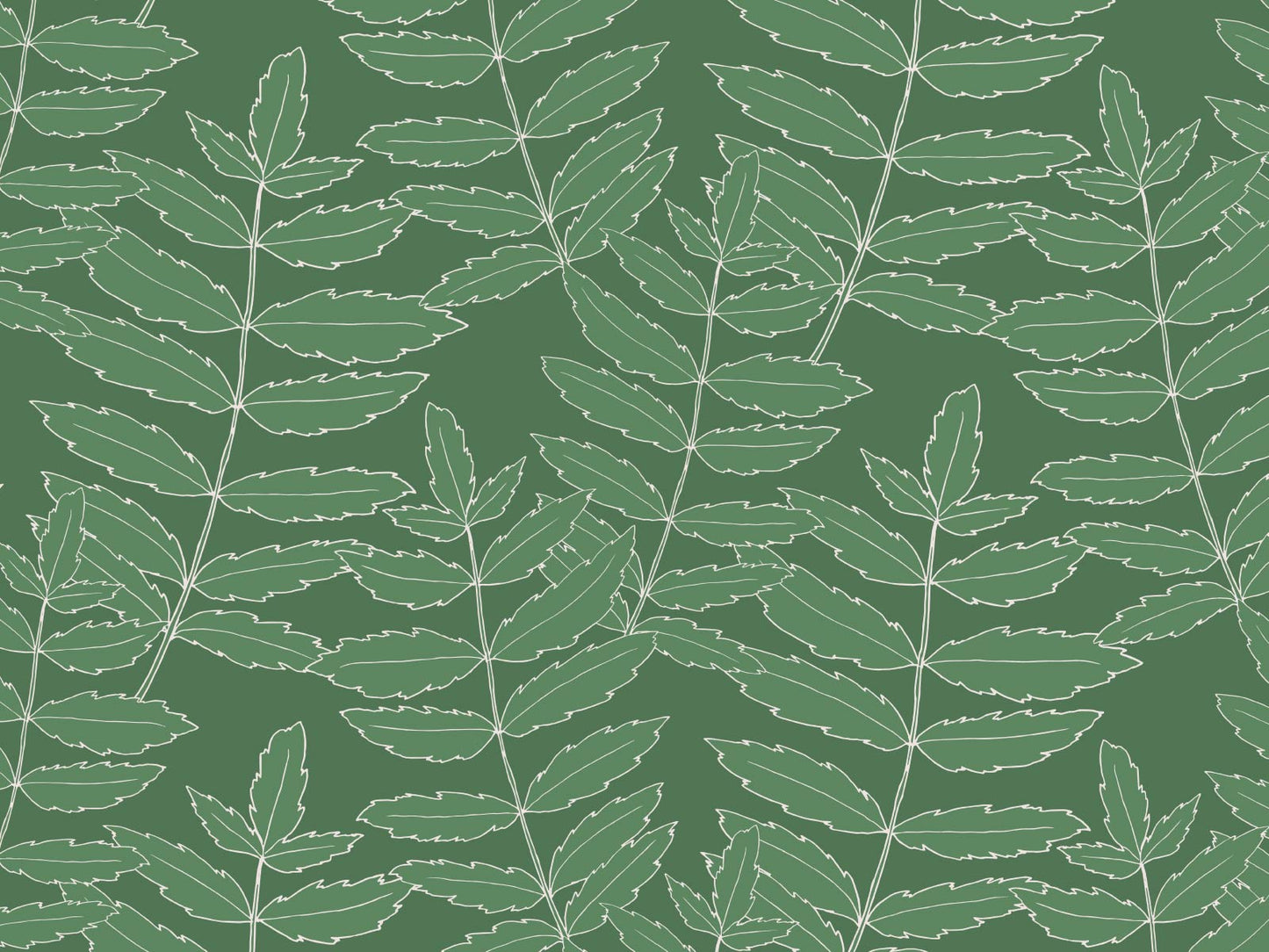 Rowan Leaf - Green