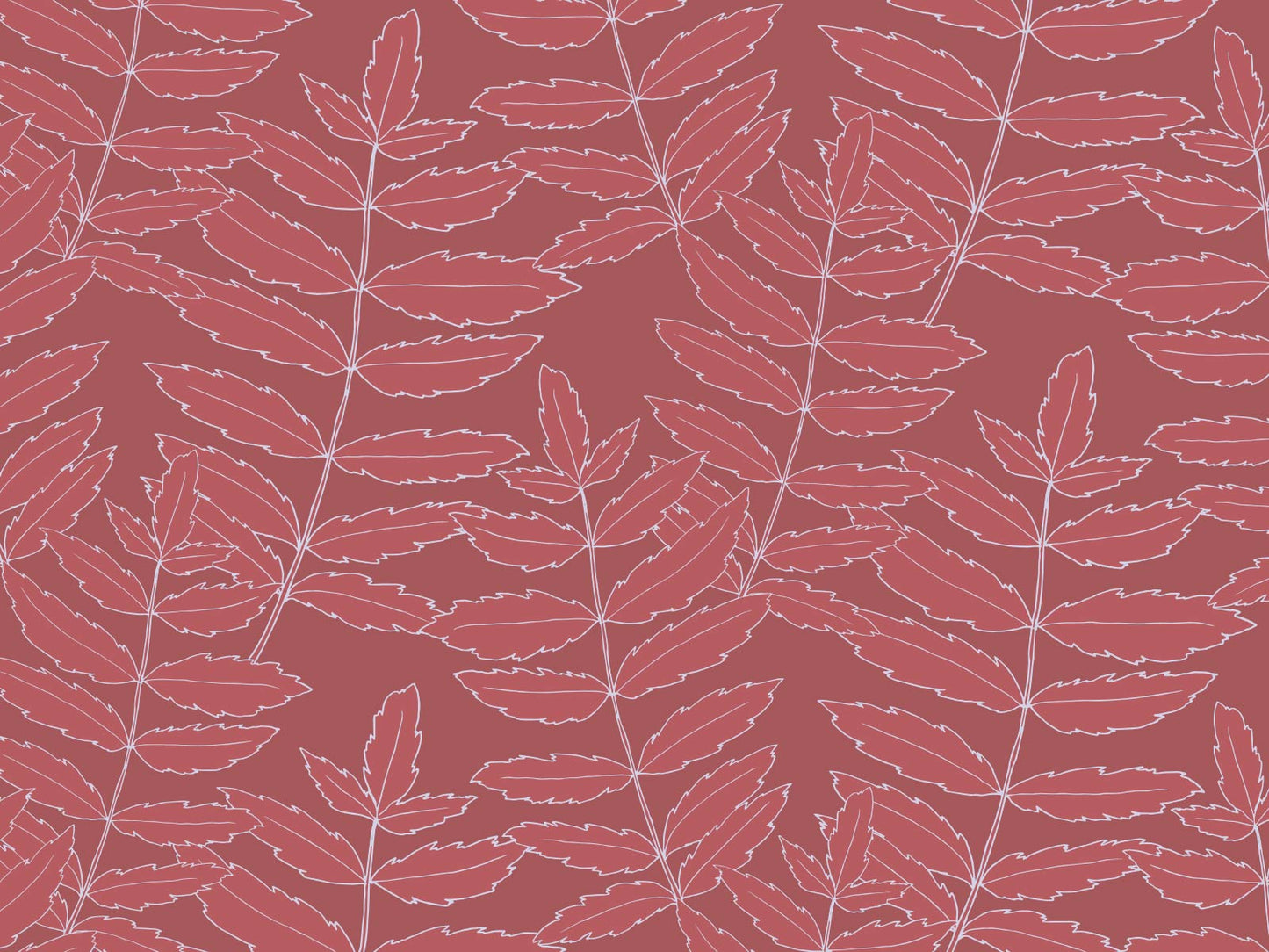 Rowan Leaf - Red