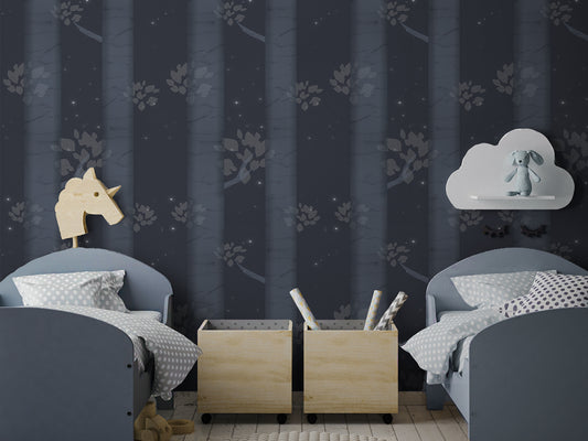 Silver Birch - Navy