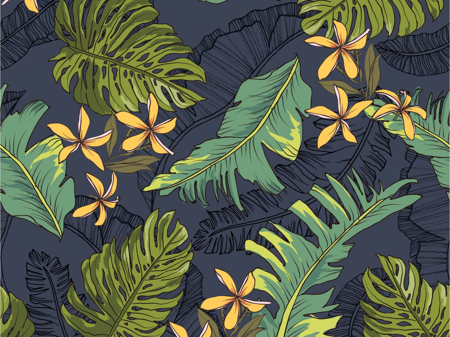 Tropical pop - Navy
