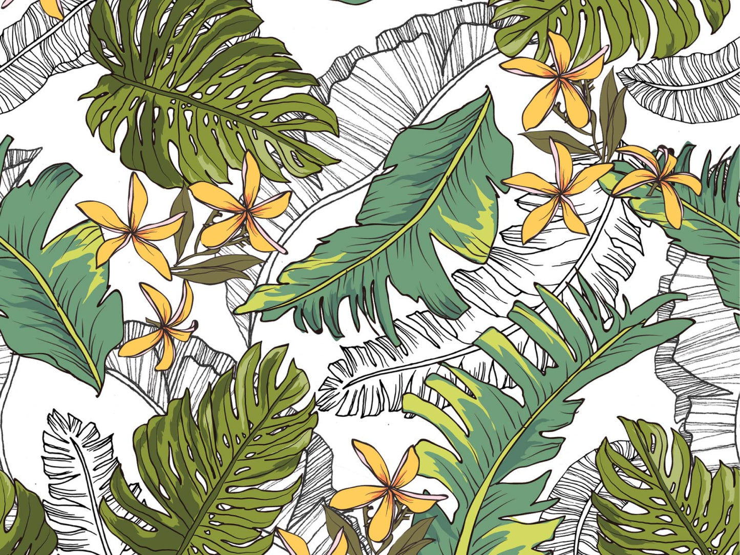 Tropical pop - White