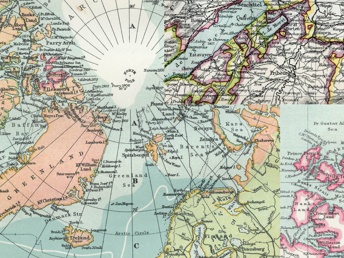 Vintage Map Collage