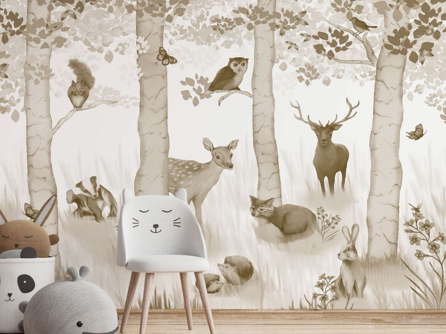 Woodland Adventure - Sepia