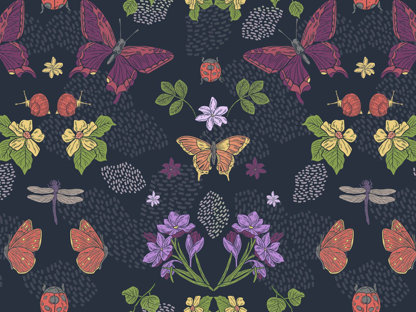 Beautiful Bugs - Navy