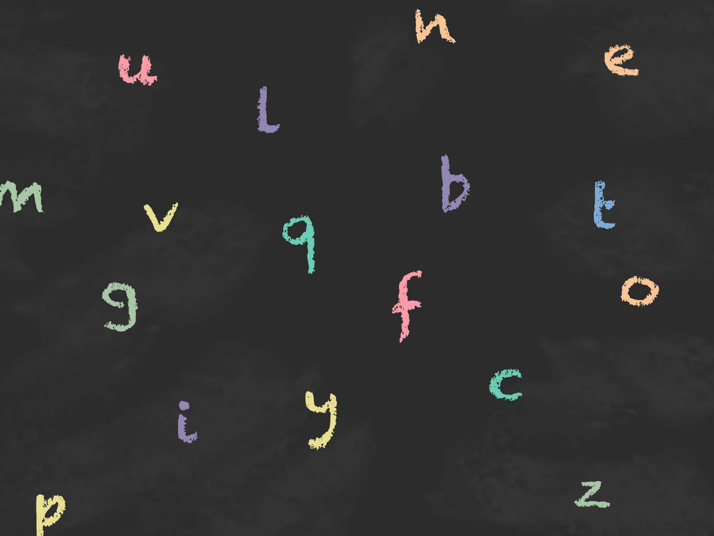 Chalk Alphabet