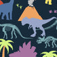 Dino Friends - Navy and Bright